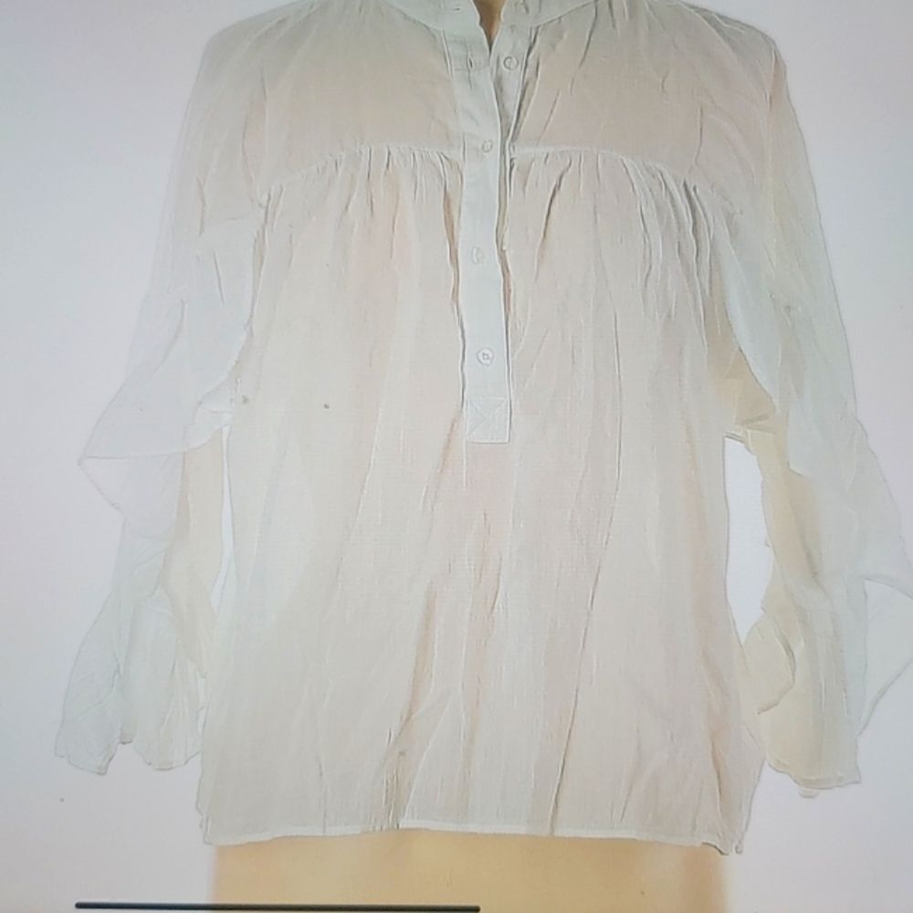 Maeve cotton blouse size small.‎
